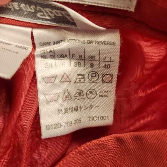 Max Mara Women's Red Wool Mohair Lightweight Pencil Skirt Size 40 Italy US 6 - Picture 7 of 9